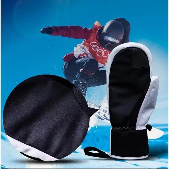 Winter Skiing Mittens Gloves Waterproof Snowboarding TouchScreen Thick Men Women - Picture 6 of 7